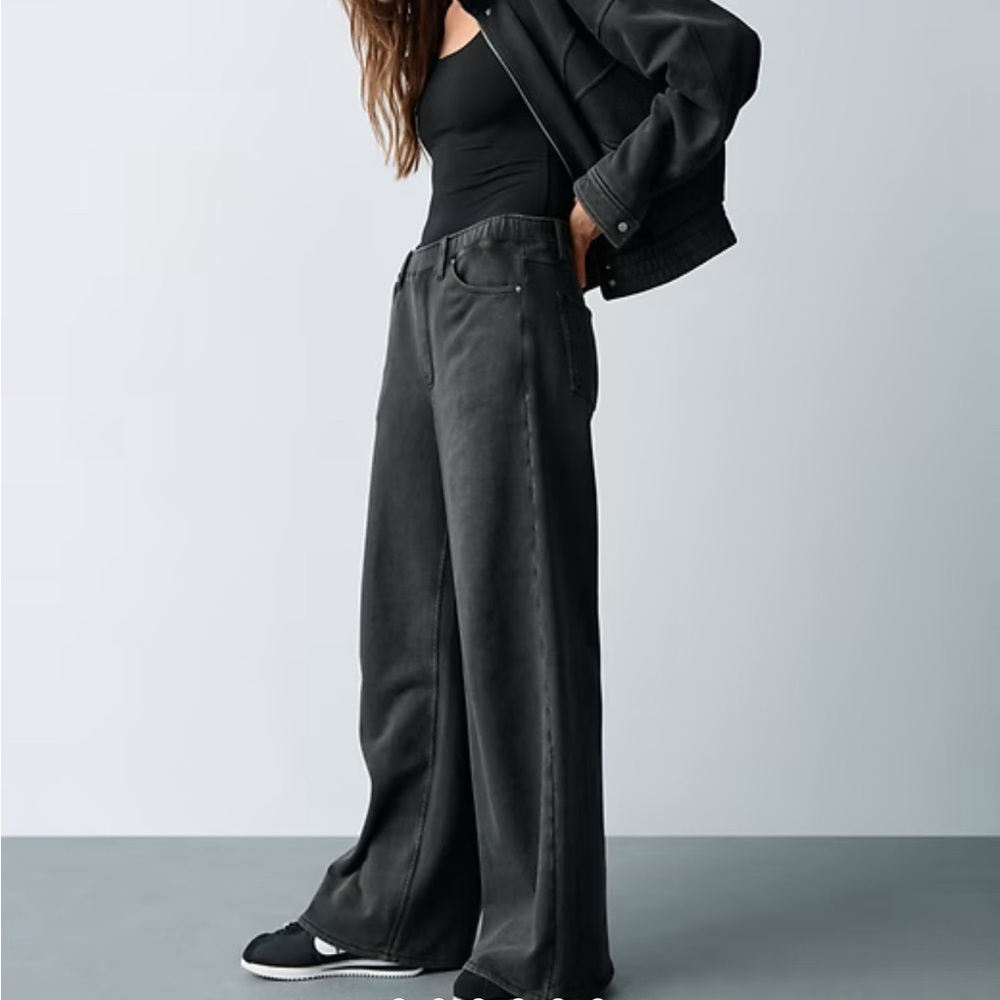 GAP Heavyweight Easy Baggy Sweatpant Jeans - SzL - Blackwash